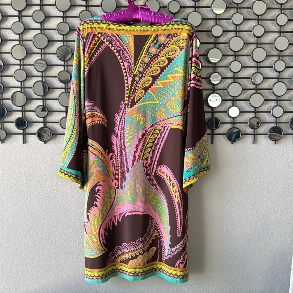 Boho Paisley Print Dress - Picture 3 of 8